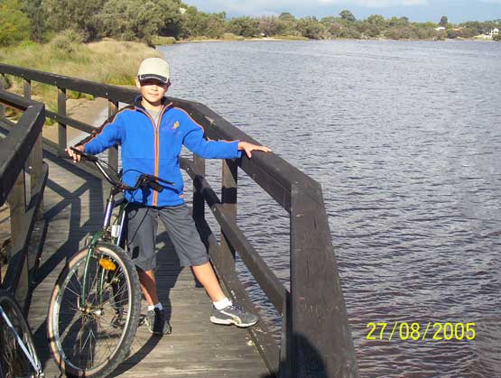 bicycle riding canning river Perth