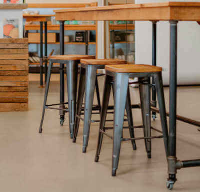 Cafe and restaurant furniture sales Perth.