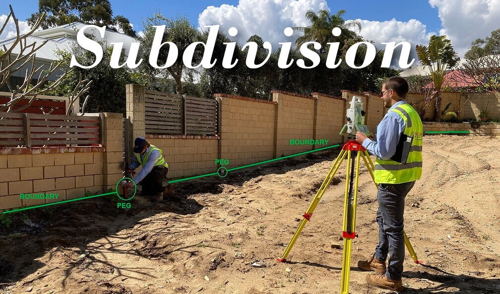 land subdivision services business Perth