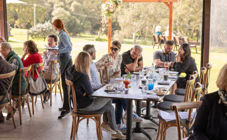 Wine bar cafe Perth Swan Valley.