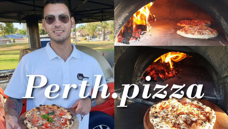 mobile wood fired pizza truck hire Perth