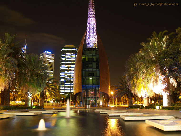 Perth belltower night photo