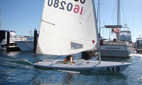 photo laser sailing perth